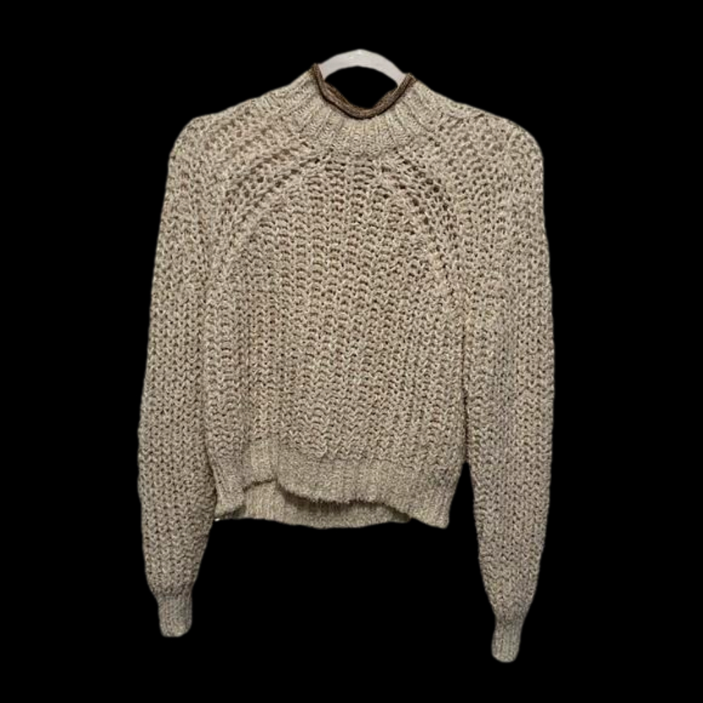 Wilfred cozy knit mock neck sweater XXS